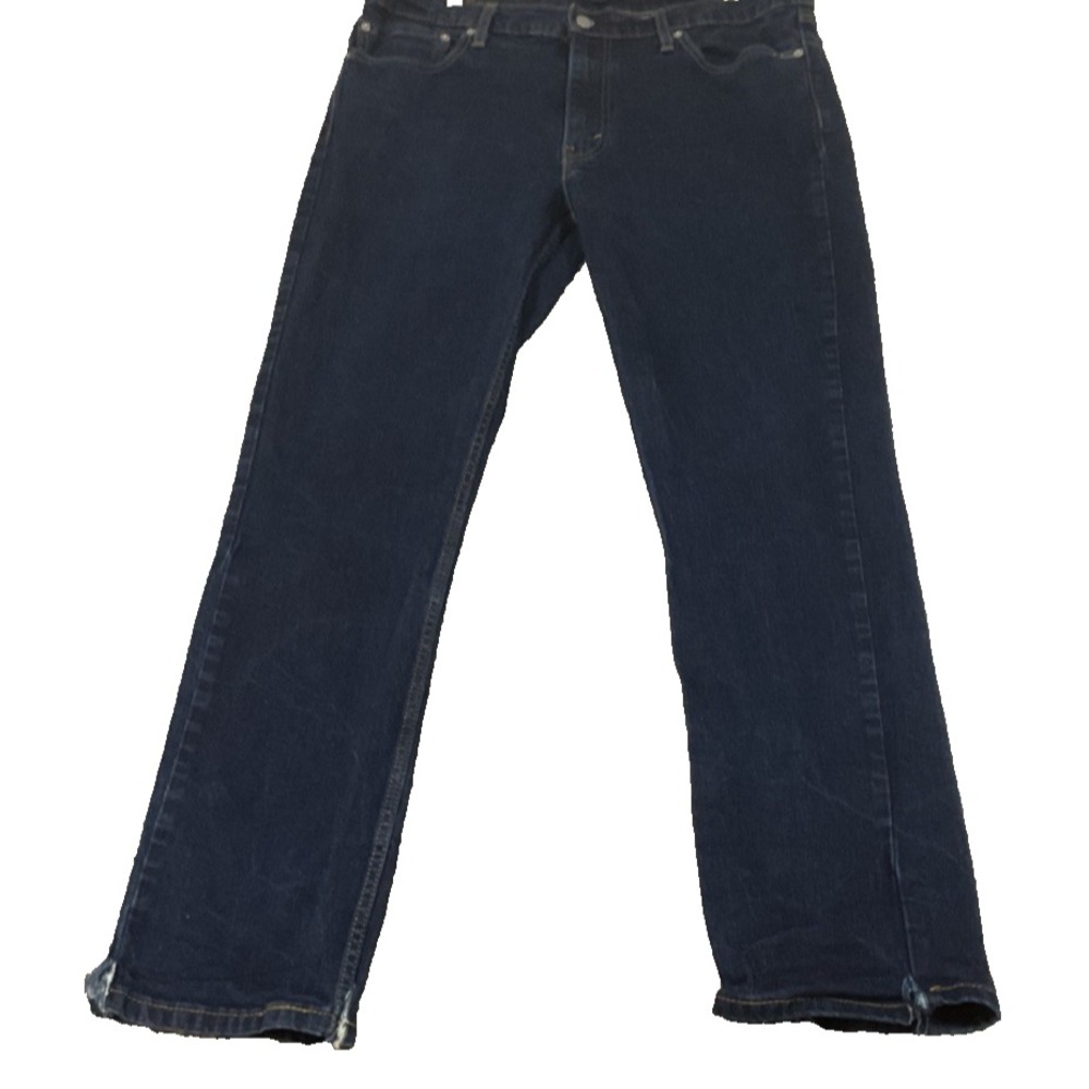 Levi's 511 Jeans Mens 36x29 Blue Slim Fit Dark Wash Waterless Denim.